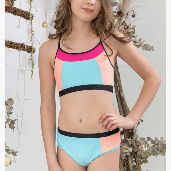 🔥3/$42 w FREE SHIPPING🔥 NWT bathing Suit - Two Piece for Girls - Picture 5 of 7